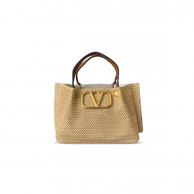 VALENTINO GARAVANI STRAW SUMMER TOTE (25*18*12cm)